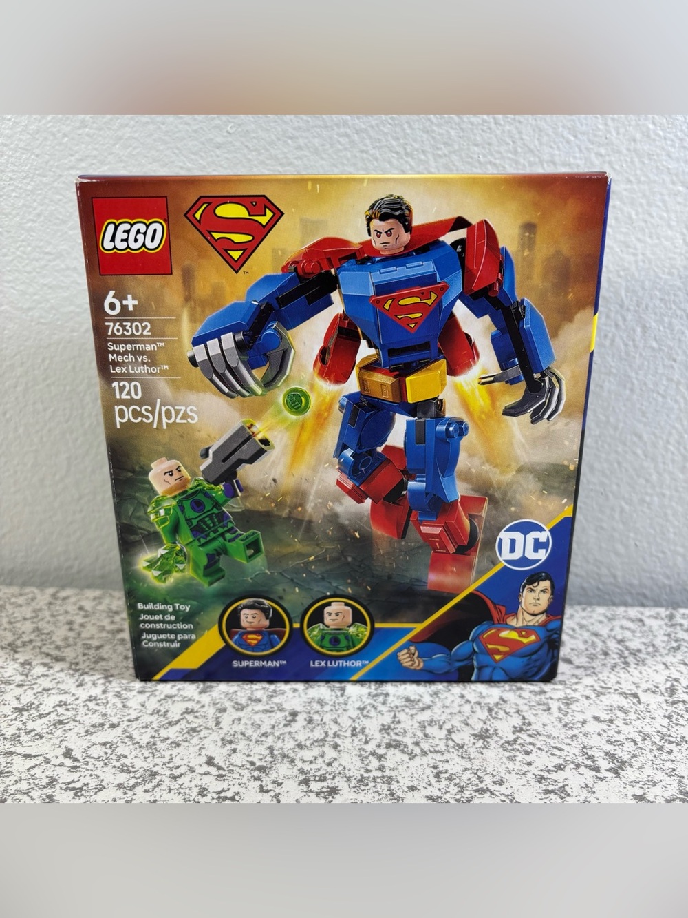 LEGO 76302 DC Superman Mech vs. Lex Luthor New